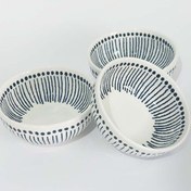 تصویر پیاله ترشی خوری راه راه مدل دنی هوم کد 00733 