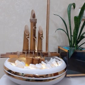 تصویر آبنما رومیزی دکوری بامبو مدل آرام 