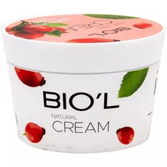 تصویر کرم دست و صورت کاسه ای ضد پیری بیول با عصاره رز هیپ و آووکادو Biol Rose Hip &amp; Avocado Moisturizing Cream 250ml