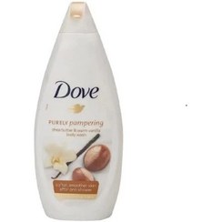 تصویر شامپو بدن کرمی حاوی شی باتر و وانیل داو DOVE SHEA BUTTER WITH WARM VANILLA NOURISHING BODY WASH