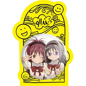 تصویر آینه تاشو همورا و ساکورا انیمه مادوکا مجیکا Madoka Magica 