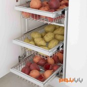 تصویر سبد سیب و پیاز پرتابل پلاتین کد 3321 
