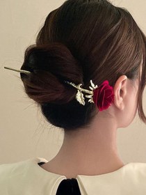 تصویر کانزاشی گل رز قرمز 