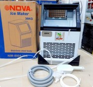 تصویر یخ ساز نووا مدل NIM-8004 ظرفیت ۳۶ کیلوگرم با قابلیت اتصال به آب شهری 