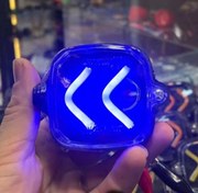 تصویر کیت راهنمای اسپرت موتور سیکلت نئونی ۴ عددی آبی 