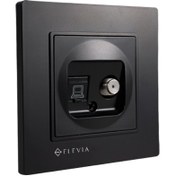 تصویر پریز ماهواره و شبکه طرح هوشمند مدل PA 4718 