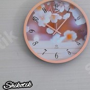 تصویر ساعت دیواری مارال مدل فانتزی طرح گل های بهاری 