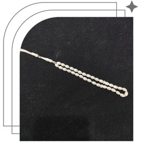 تصویر تسبیح نقره کد 03 