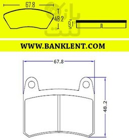 تصویر لنت ترمز جلو بنلی TNT150 