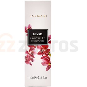 تصویر بادی میست زنانه مدل Crush حجم 115میل فارماسی Farmasi Body Mist Crush For Women 115ml