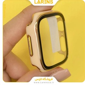 تصویر لارنس | قیمت و خرید كاور اپل واچ PC Glass سايز 41mm رنگ Pink Gold 