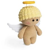 تصویر عروسک بافتنی آدمک مدل فرشته کد 37 