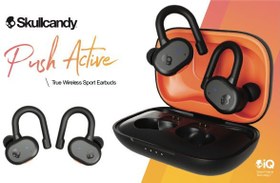 تصویر هدفون Skullcandy Push Active True Wireless In-Ear - مشکی/نارنجی واقعی Skullcandy Push Active True Wireless In-Ear Earbud - True Black/Orange, One Size