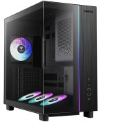 تصویر کیس کامپیوتر گیم دیاس مدل Atlas M4 ARGB Mid Tower مشکی Gamdias Atlas M4 ARGB Mid Tower Black Computer Case
