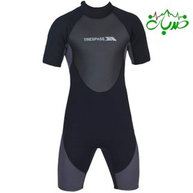تصویر (وتسوت) لباس غواصی و ورزش های آبی ۳ میل TRESPASS کد ۷ مردانه نیم تنه ا TRESPASS neoprene wetsuit 3 mm TRESPASS neoprene wetsuit 3 mm