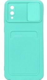 تصویر قاب سیلیکونی جاکارتی دار محافظ لنز کشویی سامسونگ - قرمز / A02 Jakarta Silicone Case With Samsung Sliding Lens Protector