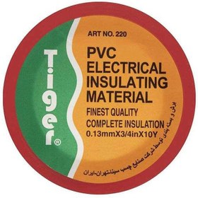 تصویر نوار چسب برق سینا مدل Tiger بسته 10 عددی Tiger Electrical glue