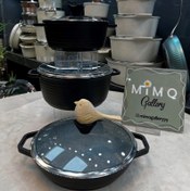 تصویر سرویس قابلمه عروس مدل خطی ۶ پارچه 