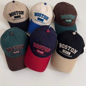 تصویر کلاه بیسبالی دورنگ Boston 