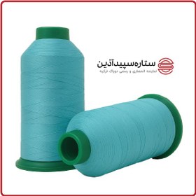 تصویر نخ دوخت دوراک ترکیه آبی متوسط کد ۱۴۰۸ سایز ۶۰ (معادل ۲) 