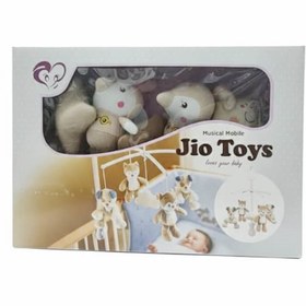 تصویر آویز تخت موزیکال عروسکی جیو تویز طرح جوجه 