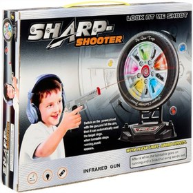 تصویر تفنگ اسباب بازی جنگی مدل ۲۱۸۴ همراه سیبل 