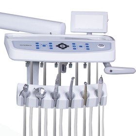 تصویر یونیت دندانپزشکی فراز طب مدرن مدل FTM E300 شلنگ از پایین ا FTM E300 FTM E300