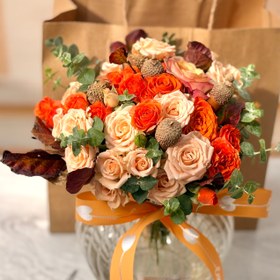 تصویر گلدون گل هدیه 