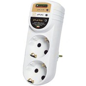 تصویر محافظ برق تک دوخانه ارت دار 