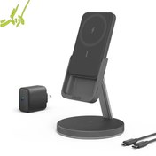 تصویر شارژر وایرلس انکر مدل B25A72 با توان ۷.۵ وات و ۴ پورت 