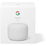 تصویر روتر Google Nest WiFi Snow مدل GA00595 Google Nest Wifi Snow Wireless Router, Wi-Fi 5, Dual-Band 2.4/5GHz, 275 MB/s Speed, IEEE 802.11ac, Gigabit Ethernet, Desktop - GA00595-US
