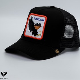 تصویر کلاه گورین نقاب دار طرح عقاب cap122 