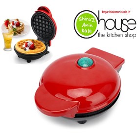 تصویر وافل ساز برقی 4 اینچ 350 وات وارداتی امارات مدل اسنوک Electric waffle maker 4 inches 350 watts, Snooc brand, imported from the UAE