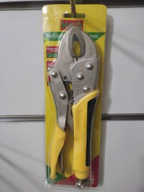 تصویر انبر قفلی 10 اینچ روکش دار 10 inch coated locking pliers