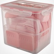 تصویر سرویس مسافرتی 60 پارچه 6 نفره - طوسی 