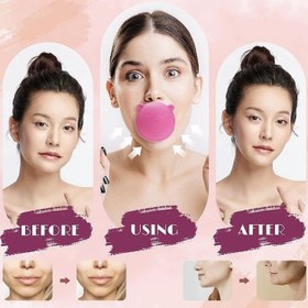 تصویر فرم دهنده غبغب و صورت سیلیکونی 