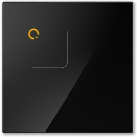 تصویر کلید لمسی سنتی ونکو تک پل - مشکی VANKO Single bridge touch switch