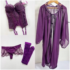 تصویر لباس خواب 4 تیکه برند NBB کد 2006 