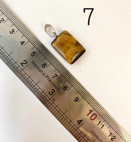 تصویر پلاک گردنبند چشم ببر - عدد۷ 