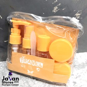 تصویر پک مسافرتی 6 تکه - بنفش 6 in 1 travel bottle set WESUNCO