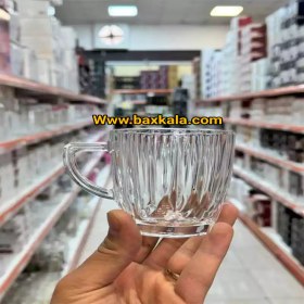 تصویر فنجان شیشه‌ای پاشاباغچه مدل 55083 بسته ۲ عددی دیاموند 