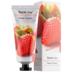 تصویر کرم دست نرم کننده فارم استی توت فرنگی ۱۰۰ میلی لیتر Farmstay hand cream 100 ml