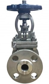 تصویر شیر سوزنی فلنجدار کلاس 150 -KITZ-316 - 8 flanged globe valve stainless steel 316 class 150 KITZ