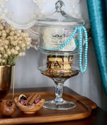 تصویر کندی دوطبقه بلور پایه دار آرکو 