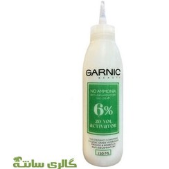 تصویر اکسیدان 6% بدون آمونیاک گارنیک حجم 150میل GARNIC 