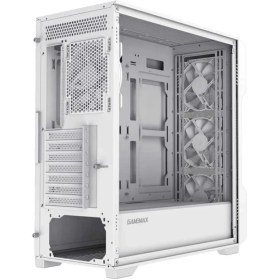 تصویر کیس کامپیوتر گیم مکس GameMax Siege White E-ATX Mid Tower Gaming 