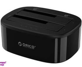 تصویر داک هارددیسک اینترنال اوریکو (Orico) مدل 2.53.5 inch 2 Bay USB3.0 Hard Drive Dock 6228US3C رنگ مشکی 
