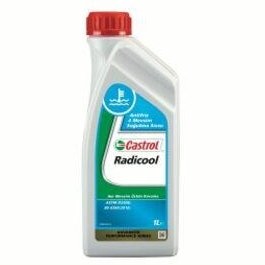 تصویر ضدیخ RADICOOL 1 لیتری آنتی فریز 4 فصل خنک کننده مایع آبی کاسترول اورجینال Castrol 