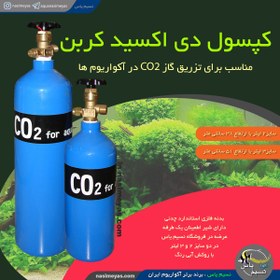 تصویر کپسول CO2 فلزی ۲ لیتری PM-083 اوشن فری Ocean free CO2 Capsule PM-083