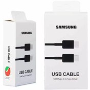 تصویر کابل دو سر Type-C سامسونگ اورجینال فست شارژ 